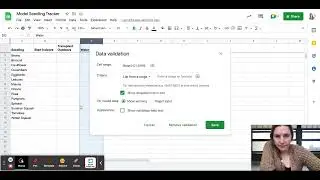 Creating a Tracking Document on Google Sheets