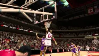 Slam dunk from Jordan