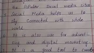 Ten lines Essay On "Social media"||Short Essay On Social media||@bulbulseduvlogs7041