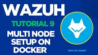 Wazuh tutorial 9. wazuh installation on docker env using docker-compose mulit-node-infra in english