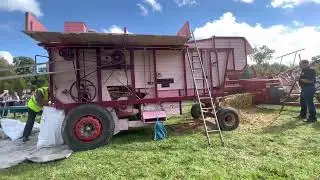Vintage Threshing Machine. Strokestown Show 2022