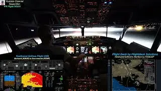 KBUR - KMSF | SayIntentions AI | XPlane12 | Zibo 737-800 | Flightdeck Solutions | Home Cockpit 737