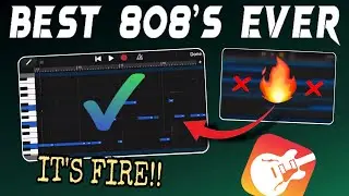 How To Make BETTER 808 Bass Patterns On GarageBand iOS