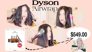 TRYING THE DYSON AIRWRAP | 30k BLOWOUT HAIRSTYLE