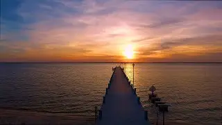 April Sunset at Seaside Park