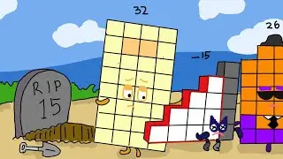Numberblocks 15 died, 32 and 26 save her | Numberblocks fanmade coloring story