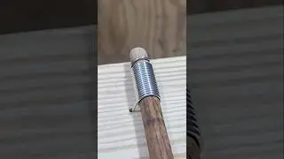 How to Make Return Spring at Home #diy #tutorial #shorts #carpentry #tricks #lifehacks