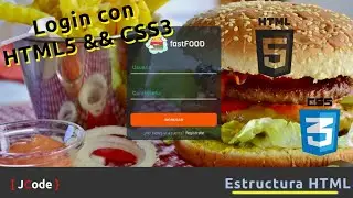 😉 Login con HTML5 Y CSS3 -- Estructura HTML -- 😉