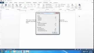 Spelling and Grammar Check Word 2013 PC