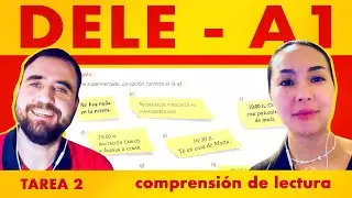 DELE-A1  🇪🇸  Задание #2 на понимание прочитанного 📚 Экзамен 2 🤓