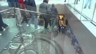 Opening of 5th Avenue Apple Store with the new glass cube