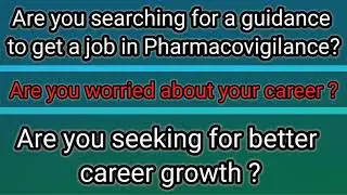 Pharma Career Talks Trailer @Pharmatree99