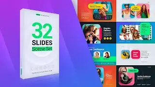 Wave Slides Scene Set (After Effects Template)
