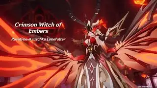 La Signora, Crimson Witch form. (Genshin Impact)