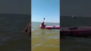 Катанье на доске на Каменке в Ейске.🏖️🏄‍♀️