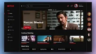 Create Netflix Web/UI Design in Adobe XD