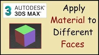 How to apply material to one face only in 3ds MAX