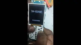 Samsung b310e auto on white display solution