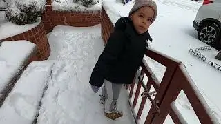 Nieve en Diciembre 2020 Ave U Brooklyn