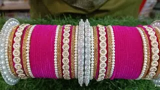 Making Bangles Set Design💥How to make dulhan chudi set 2025