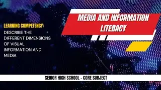 THE DIFFERENT DIMENSIONS OF VISUAL INFORMATION AND MEDIA
