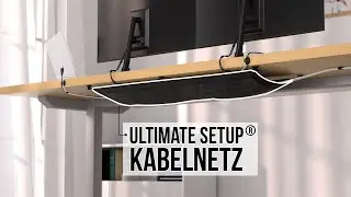 Kabelnetz für den Schreibtisch - Ideale Schreibtisch Kabelmanagement Lösung - Ultimate Setup®