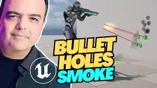 How to Create Bullet Impacts with Niagara and Decals | Unreal Engine 5.7 Tutorial