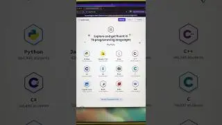 Learn almost any coding languages 