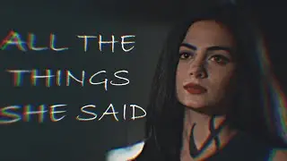 All the things she said | Bucky x Isabelle