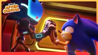 Sonic vs Chaos Sonic FIGHT! 🤖💥 Sonic Prime | Netflix After School