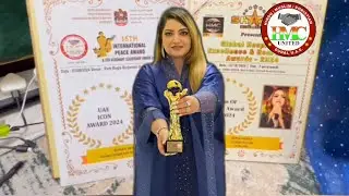 Triumph at the 15th International Peace & Global Hospitality Excellence Awards as UAE Celebrity Icon