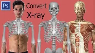 Adobe Photoshop tutorial || X-Ray or Terminator Effect in Photoshop