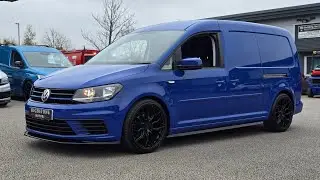 vw caddy maxi mk4 modified Lowered alloys splitter sidebars spoiler leather Remapped