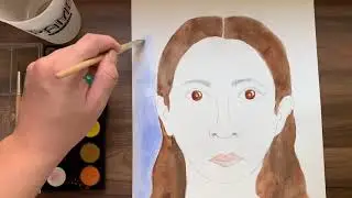 AUTORRETRATO - ACUARELA