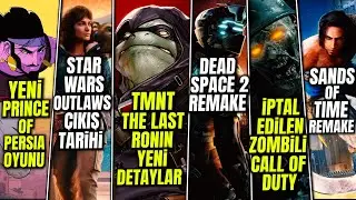 TMNT THE LAST RONIN / THE ROGUE PRINCE OF PERSIA / SANDS OF TIME REMAKE / STAR WARS OUTLAWS & DAHASI