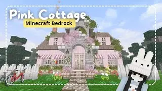 𐙚 Pink Cottage 🌸 ༘  | Minecraft Bedrock Speed Build