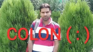 COLON : A PUNCTUATION MARK# Tr Lone Imtiaz