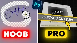 Make Your Own Signature Digital in Photoshop!