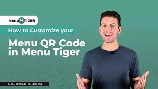 How to Customize your Menu QR Code in Menu Tiger