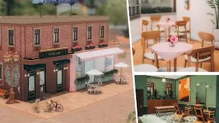 Bakery 🧁 Salon 💄 and Two Apartments 🏡 in The Sims 4: Speed ​​Build