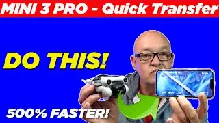 DJI Mini 3 pro quick transfer - The Easy SUPER FAST Way!