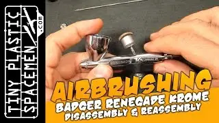 Badger Renegade Krome Airbrush Disassembly, Reassembly, Lubrication Walkthrough & How To