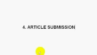 Profits.CC Traffic Marketing Course: Article Submission (Resell Rights)