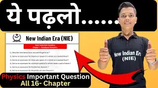 Physics All 16-Chapter Important Question by 