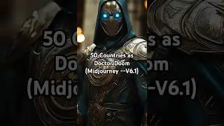 AI Imagines 50 Countries as Doctor Doom #shorts #viral #shortsvideo #countries #drdoom #midjourney