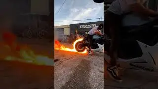Ghostrider ❤️ #fire #bikelover #bike #rider #shorts #trending #explore #bmw