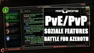 WoW Battle for Azeroth Soziale Features - PvP und PvE Trennung wird abgeschafft (BlizzCon 2017)