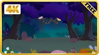 Jungle Cartoon video loops midnight loops