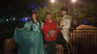 Ariel and prince Eric meet and greet 