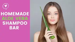 How to Make Shampoo Bar at Home With Fresh Aloe Vera - making a soap with fresh aloe vera pulp